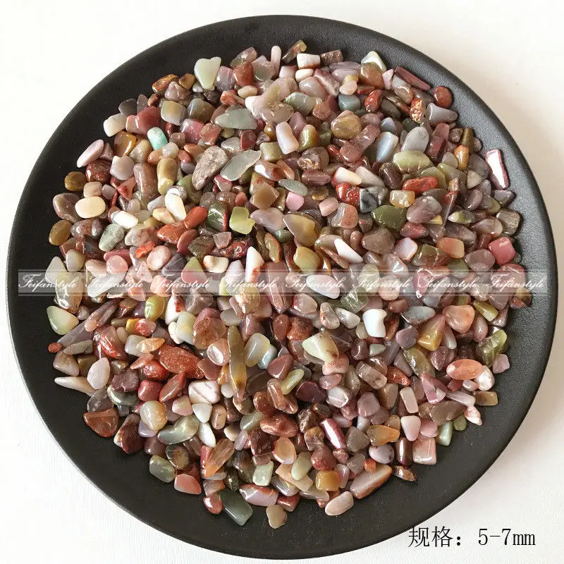 Wholesale 50g 2 Size Natural  Salt Agate Gravel Crystal Mineral Stone Rock Gem  Quartz Crystals Natural Stones