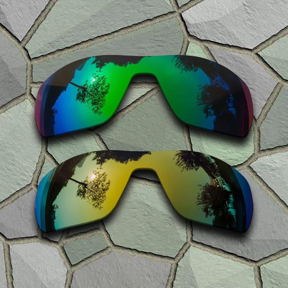 Jade Green&Yellow Golden Sunglasses Polarized Replacement Lenses for Offshoot