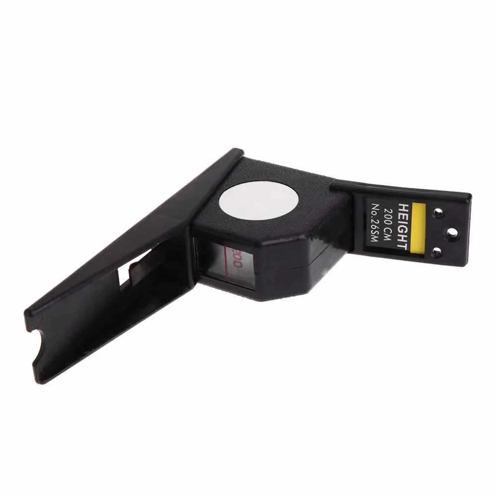1/10 قطعة 200 سنتيمتر stadimeter الأسود الحائط شنت ارتفاع متر النمو حاكم سم متري الشريط التدابير