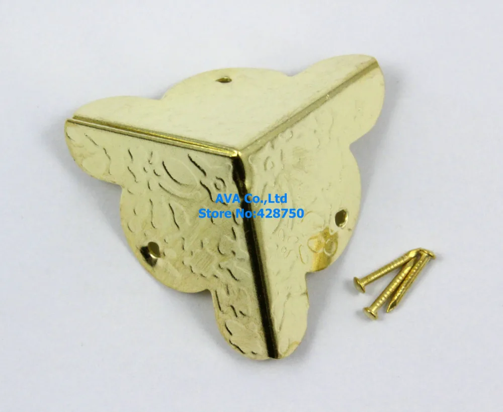 

40 Pieces 30mm Gold Jewelry Box Corner Gift Box Corner Protector