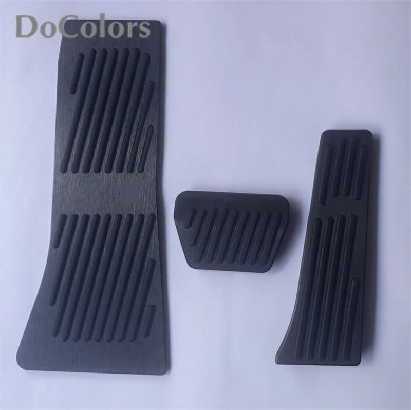 Car styling Black 3pcs/set car FootRest Fuel Gas Brake Pedal Cover Case For BMW X5 X6 F15 F16 E70 E71 E72 AT