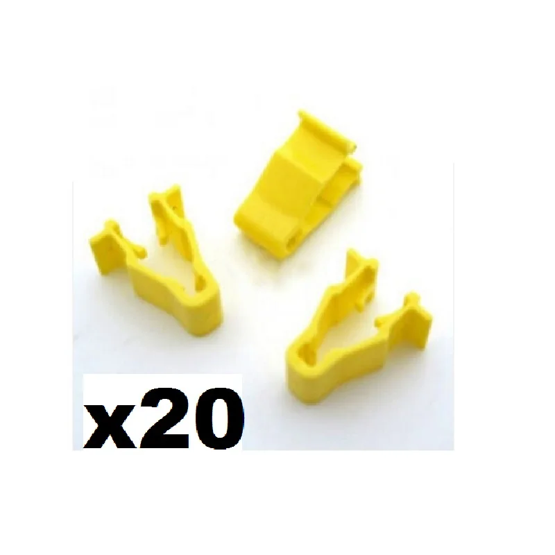 20x For Honda Civic, CRV & HRV Yellow Wheel Arch Trim Clips- Snap Fit 90601-SMG-003