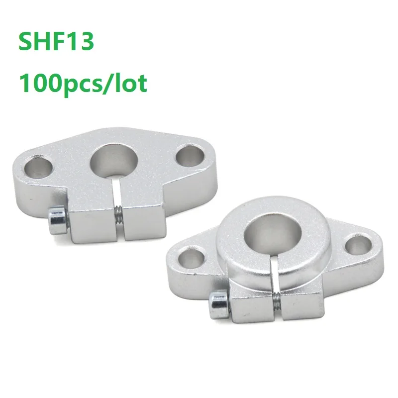 

100pcs/lot SHF13 Aluminum Linear Rod Rail Shaft Support XYZ Table CNC Router parts 3D printer parts