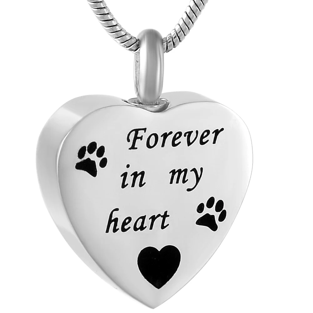 

IJD9788 Wholesale Stainless Steel Free Engraving Family Member Loss Love Words Cremation Jewelry Pendant Necklace Women Man