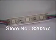 

Free shipping 20pcs/string DC12V waterproof led module with WS2811 IC ,3pcs SMD 5050 RGB PVC housing