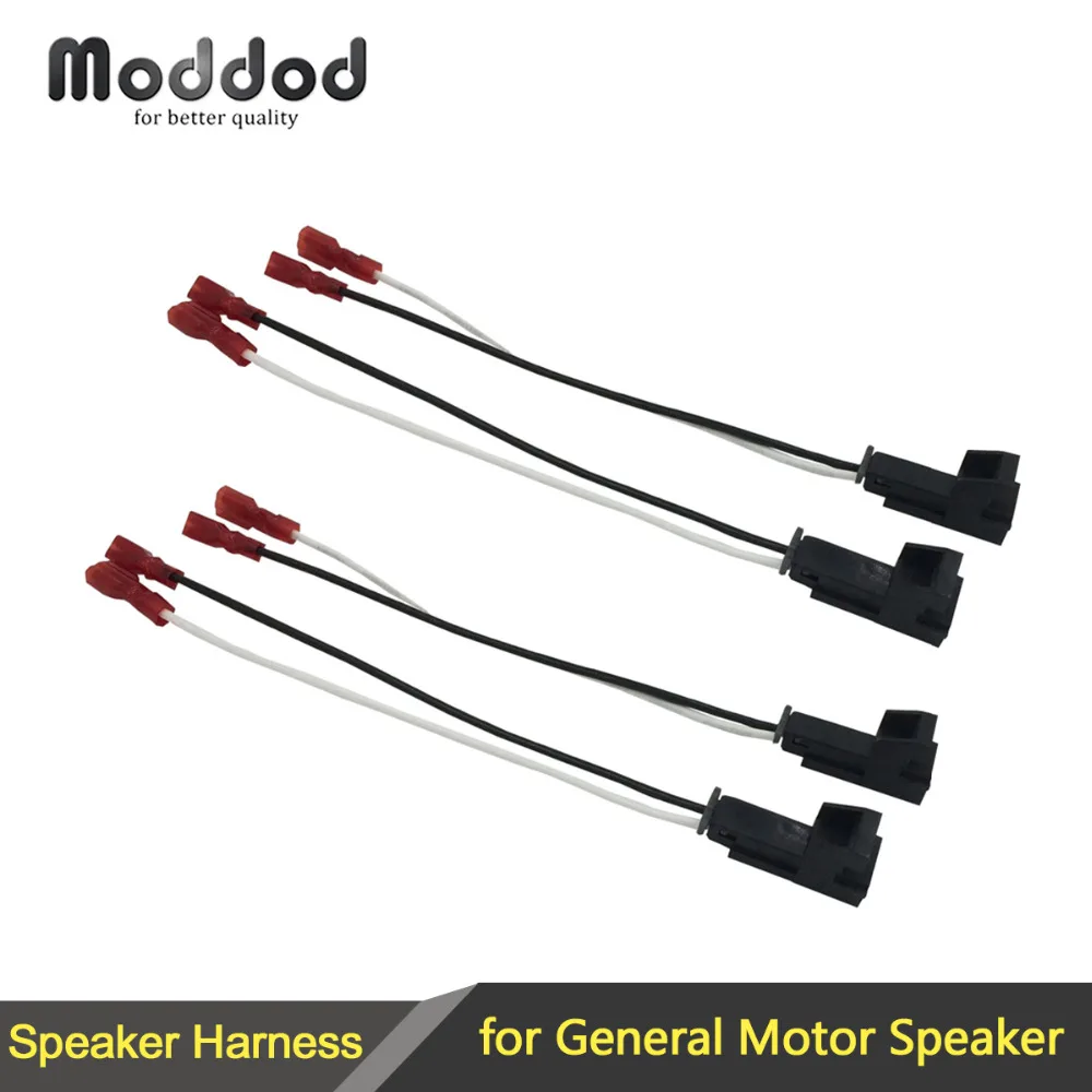 

1 or 2 Pairs Cable For General Motor Vehicles Speaker Wire Adapter Connector