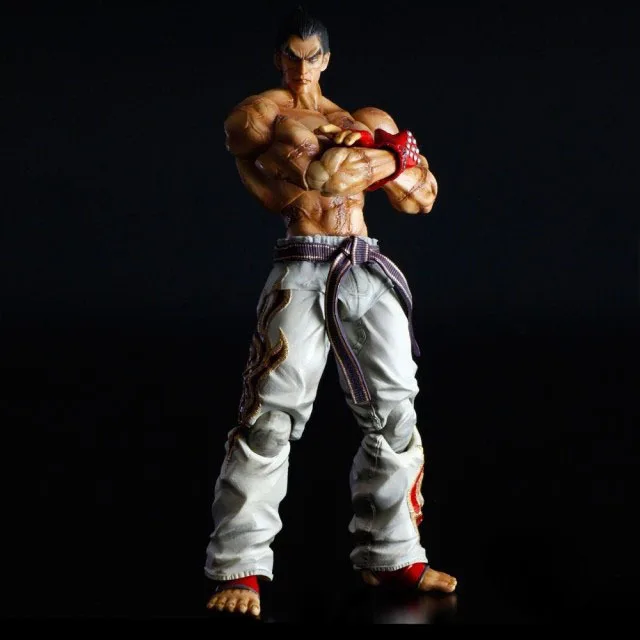 PLAY ARTS 25cm Tekken KAZUYA MISHIMA Action Figure Model Toys