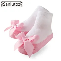 Sanlutoz Baby Socks Infant Socks for Girls Newborns Socks for Princess Holiday Birthday Gifts for Baby Girls Fashion 0-12 Months