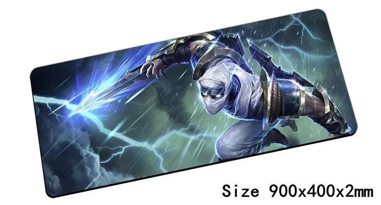 Popular Zed mouse pad 90x40cm pad mouse lol notbook computer mousepad Master of Shadows gaming padmouse gamer laptop mouse mats