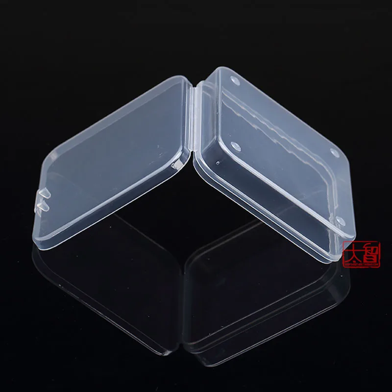 7*7*1.7cm Plastic Storage Box PP Transparent Small Case Pack boxes DIY Making Part Material Accessories Supplies A69