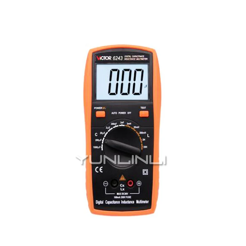 Capacitance Meter Handheld High-precision Digital With Backlight Digital Display Inductance Meter Test Instrument VC6013