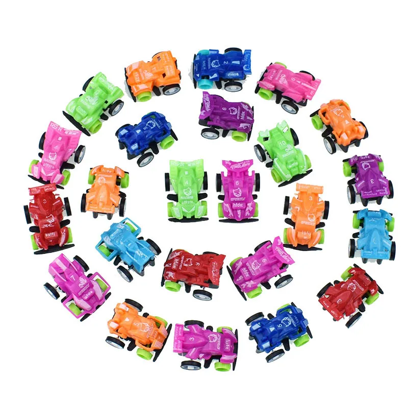 20 Classic Boys Girl Vehicle Pull Back Car toy Plastic toys children's toys Kids baby fun Christmas new year's gift educational