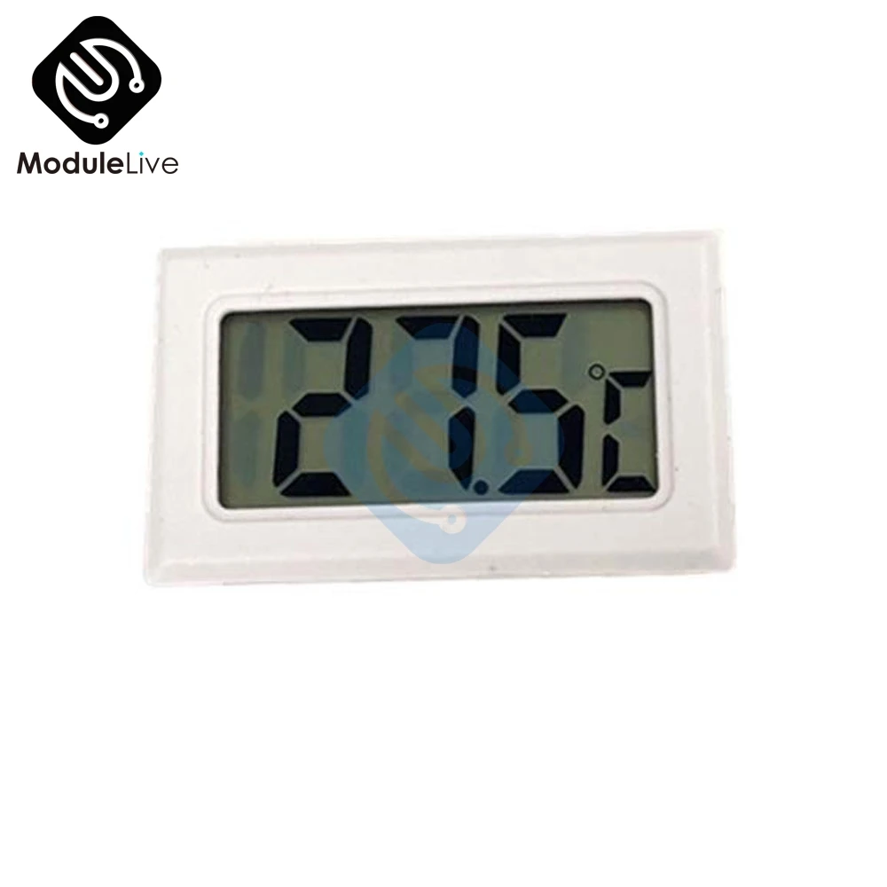 Digital LCD Embedded Electronic Thermometer for Freezer Cooler Temperature Temp Convenient for Fridge Refrigerator Thermometer