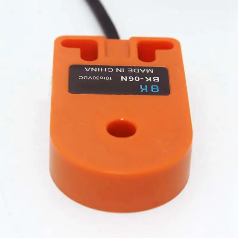 Orange 6mm Hole DC 6-36V 3 Wire NPN Normally Open HX-DGS-06N Inductive Ring Proximity Sensor Switch For Metal Screw Spring