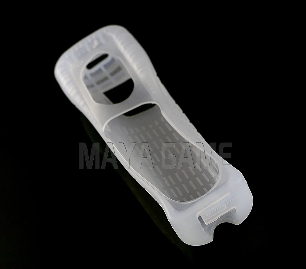 

10pcs Newest Black White Silicone Case Cover For Wii Remote Controller Without Motion Plusfree