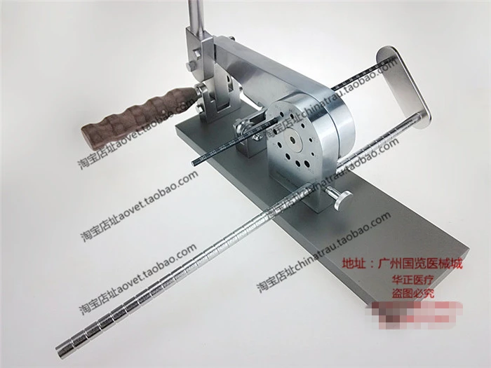 medical orthopedic instrument spine rod cutter cervical Lumbar vertebra 3.0 to 6.5 rod Length measuring ruler bone plate bender