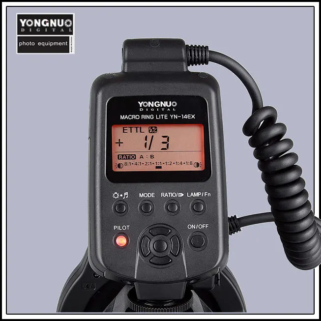 Yongnuo YN-14EX YN 14EX TTL LED Macro Speedlite Ring Flash Light for Canon 5D Mark II 5D Mark III 6D 7D 60D 70D 700D 650D