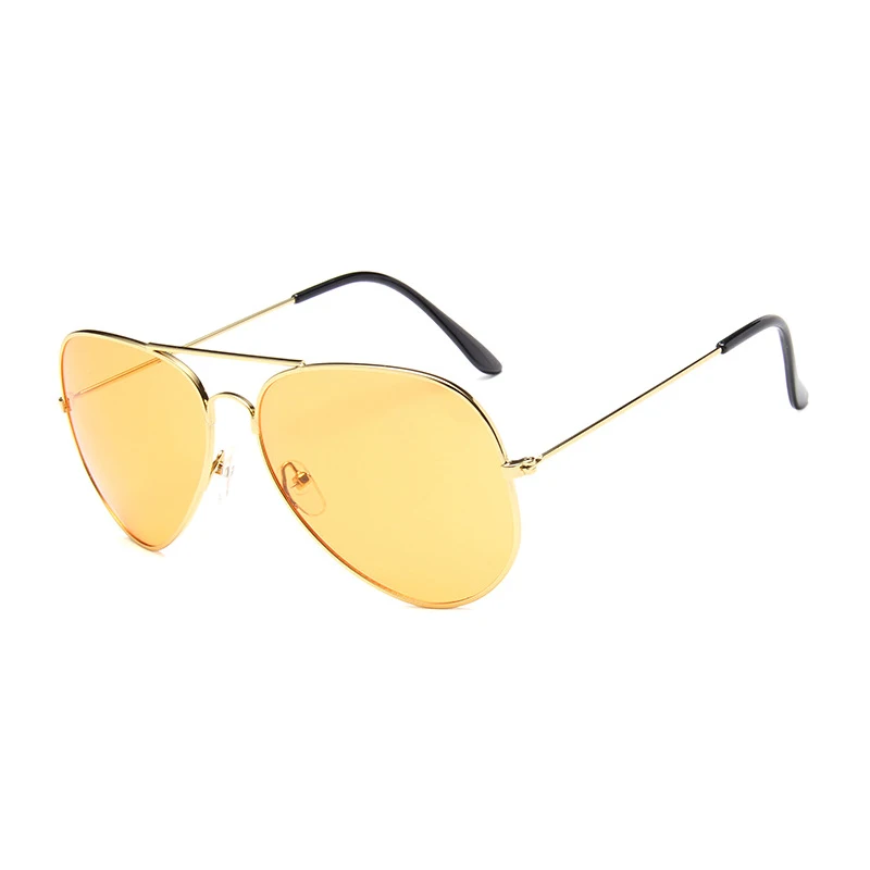 Psacss New Classic Pilot Sunglasses For Women Men Vintage Metal Frame Ocean Lens Women\'s Brand Designer Sun Glasses gafas de sol