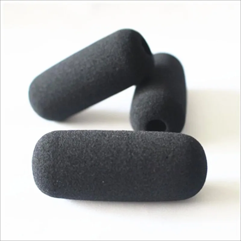 ที่คลุมไมโครโฟนสำหรับการบินโฟมไมโครโฟนแบบนิ่ม5ชิ้นที่คลุมกระจกหน้าฟองน้ำสำหรับ HMEC-25 HME100 HME110 HMEC-300