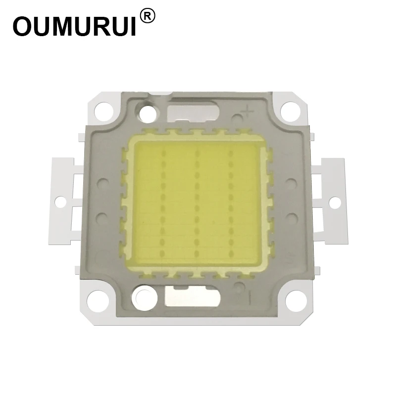 LED COB chip 10W/20W/30W/50W/100W  High Power Lamp bead 9-12v 32-34v floodlight Warm white/White 24*40MIL Huga  1pcs