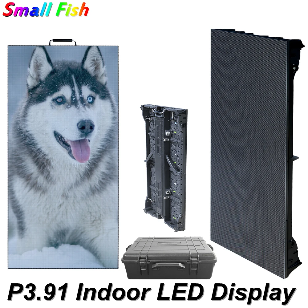 

P3.91 Indoor Rental LED Screen Die Casting Aluminum LED Video Wall RGB LED Display Board or Panel For Stage DJ Event Flow Show