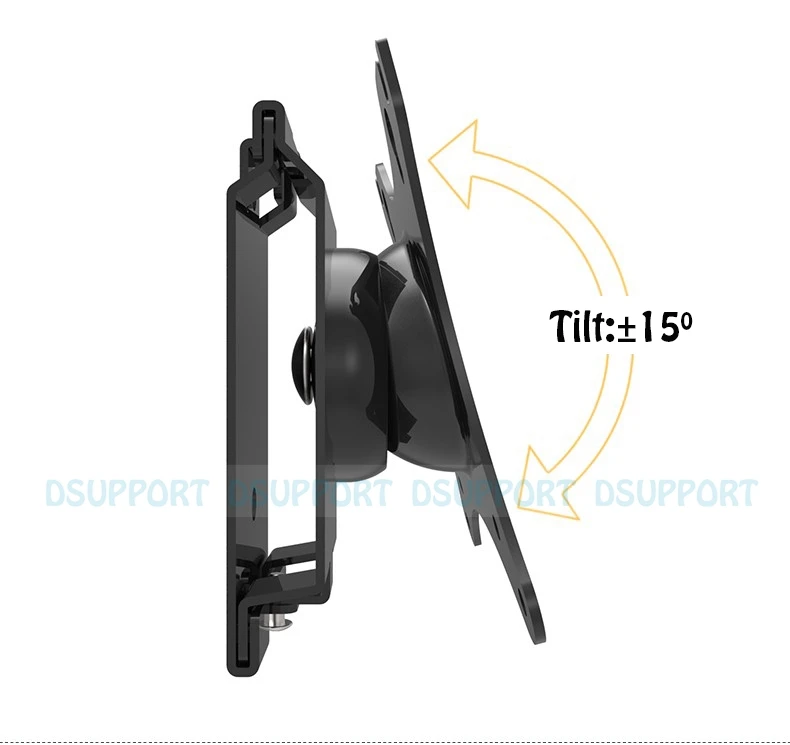 Dsupport 360 stopni Full Motion do montażu na ścianie monitor LCD LED uchwyt na butelkę Ultra cienki do montażu na ścianie telewizor Loading15kgs