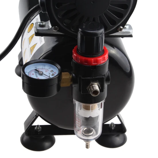 220V Colopaint Mini Portable Air Compressor  with Air Tank Body Painting Temporary Tattoo