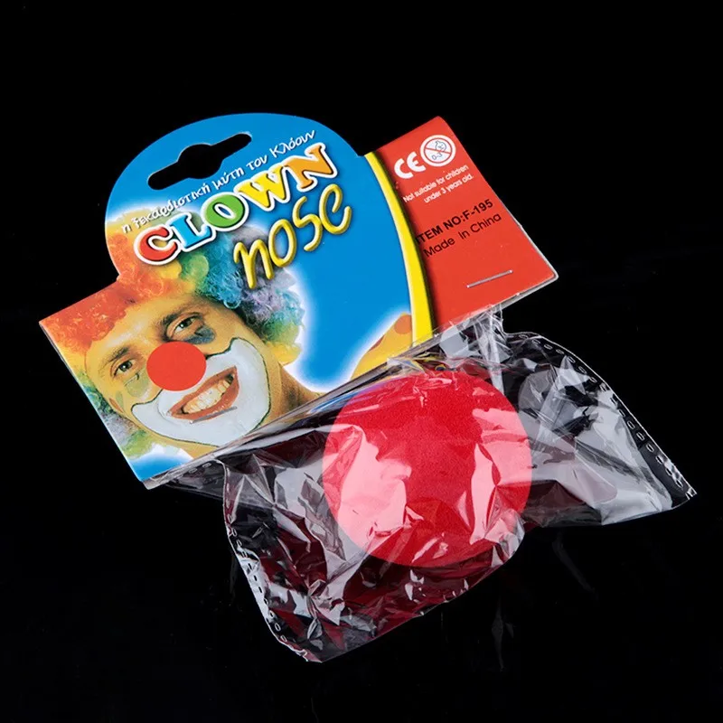 1 Pcs 4.5cm Sponges Clown Nose Magic Tricks Halloween Costumes Cosplay Clown Arty Supplies Stage Close-Up Magic Magic Props