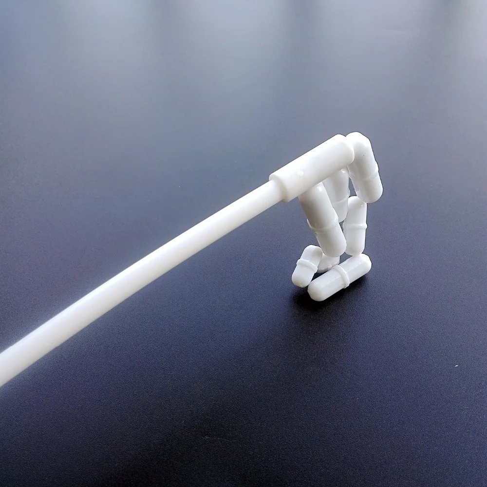 250 mm Rührstäbe, Recyclingstäbe, PTFE-Entferner für Rührstab, biegsame Rührstäbe, Recyclingstab, 1 Stück