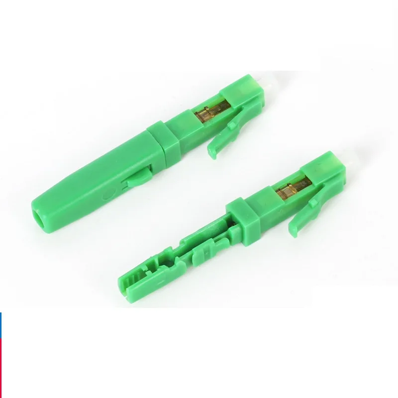 

100 pieces FTTH LC UPC Fiber Fast Connector LC UPC Single Fiber optic quick connector LC FTTH Drop Fiber Optic Cable Connector