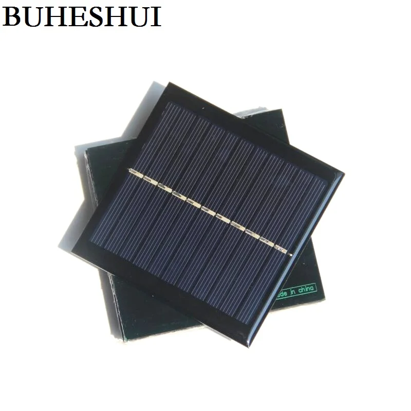 

BUHESHUI Wholesale Solar Cell 1watt 5.5V Solar Panel Module For Battery Charger Polycrystalline 95*95MM 36pcs/lot Free Shipping