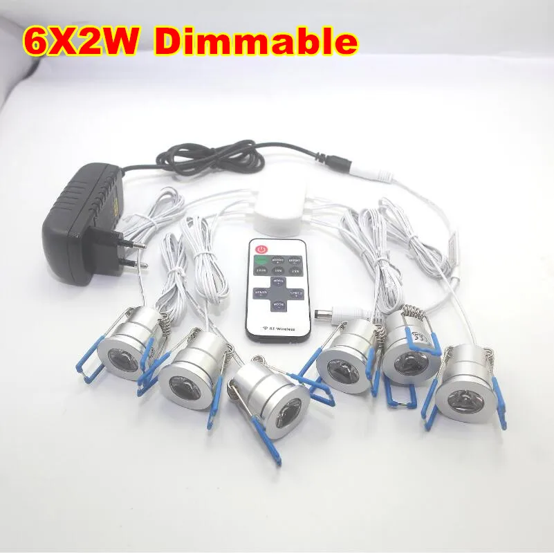 

12W 18W Dimmable LED Downlight DC12V 6x2W 6x3W Spot Light for Home Showcase Kitchen Cupboard Roof Mall Cabinet Lamps