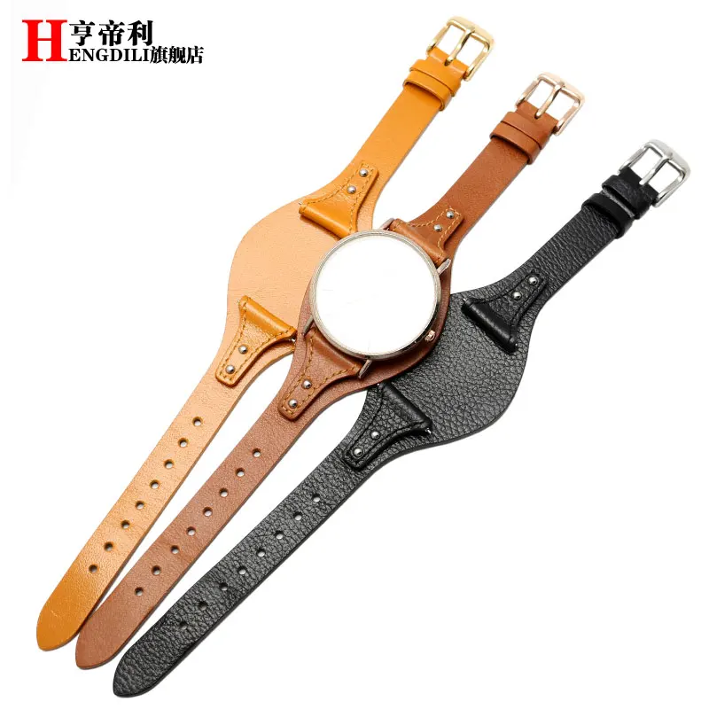 Schnell verschluss Echt leder Armband für fossile es4114 es4113 es3625/3616 es3838 Frauen 18mm Armband Zubehör Armband