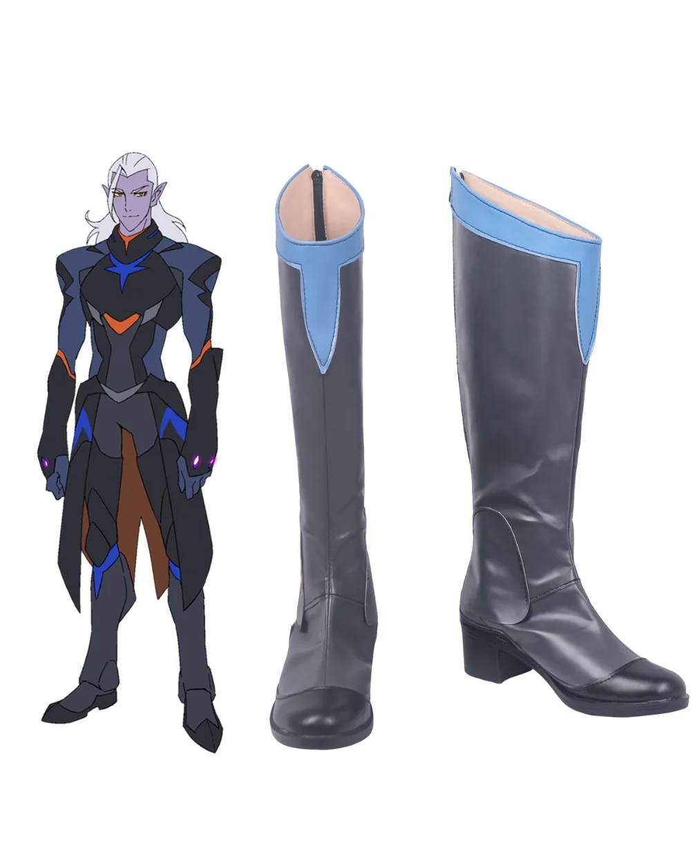 

Lotor Shoes Cosplay Voltron Legendary Defender Prince Lotor Cosplay Boots Shoes Custom Made Any Size