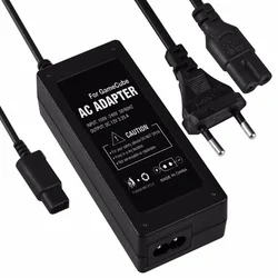 EU/US Power Supply for GameCube video game console charger for NGC AC/DC adapter 100-240V 60HZ 0.6A