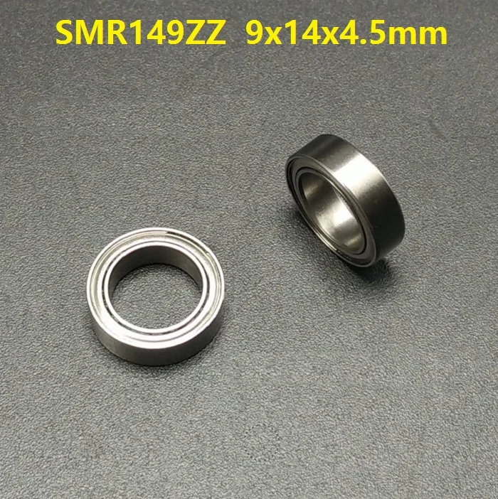 50pcs/lot ABEC-5 SMR149ZZ SMR149 ZZ ball bearing 9*14*4.5mm Deep Groove Ball Bearing 9x14x4.5mm S679ZZ