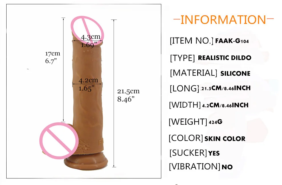 FAAK double layer silicone realistic dildo male penis skin touch big cock suction flexible fake dick sex toys for women sex shop