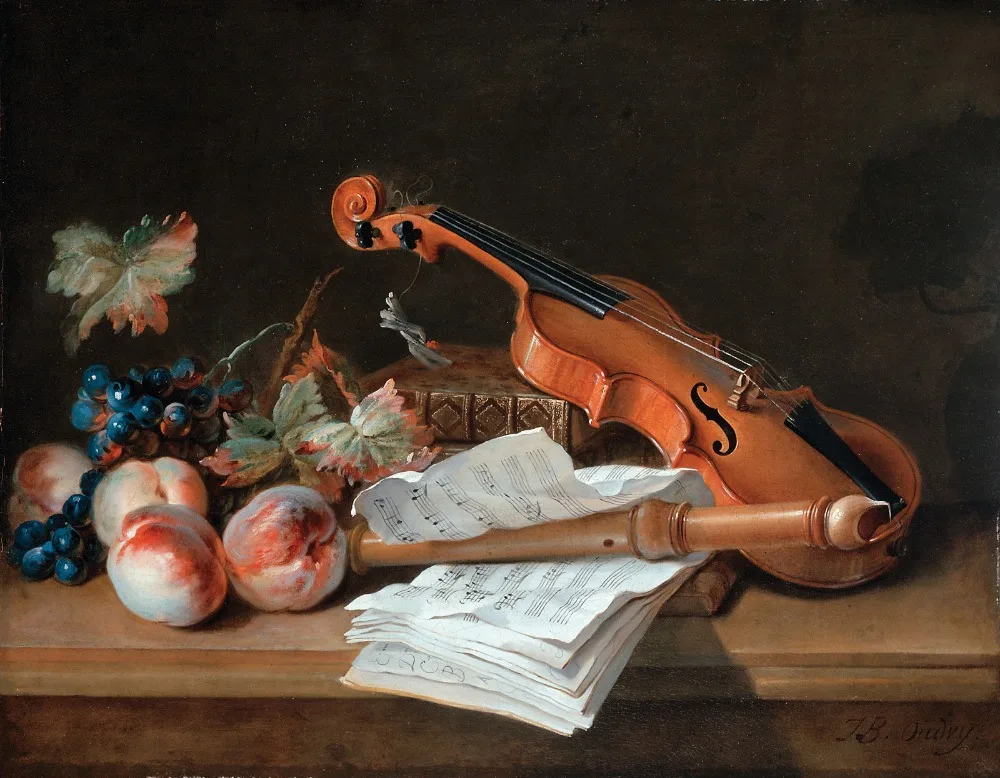 

100% handmade oil painting on linen canvas,still-life by Jean-Baptiste Oudry,Animal oil painting,Museum quaity