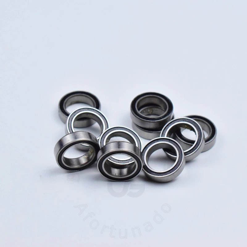 Lager 6700RS, 10 Stück, 10 x 15 x 4 mm, Chromstahl, mit Gummidichtung – Detail 9