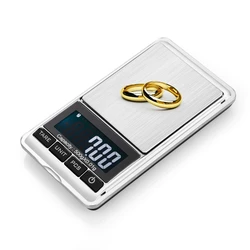 0.01g Precision Jewelry Scales Electronic LCD Kitchen Scale Gold Bijoux Carat Digital Weight Balance Pocket Gram scale 0.1x1000g