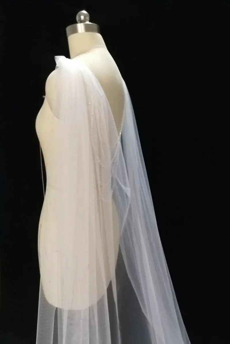 Wedding cape - Bridal cape veil - wedding bolero- Back Necklace, Wedding Cape Veil, Modern Veil, Bridal Back Necklace