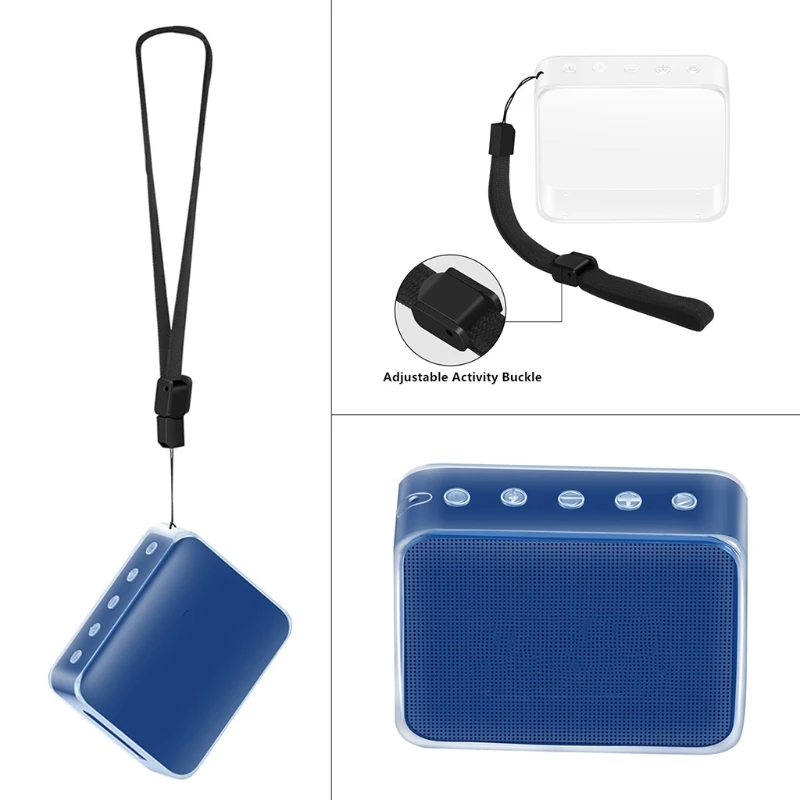 New TPU Protective Skin Case Cover With Hand Strap for JBL GO 2 Bluetooth Speaker