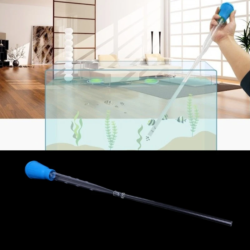 Multi-function Aquarium Cleaner Gravel Vacuum Fish Tank Siphon Pump For Changing Water With Extension Hose Vacuum Pump