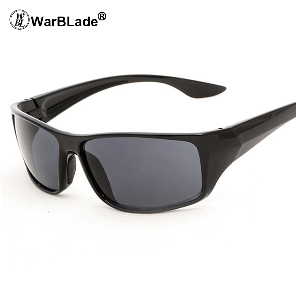 WarBLade – lunettes de Sport UV400 en Polycarbonate pour hommes, monture Anti-éblouissement, Vision nocturne, pour la conduite