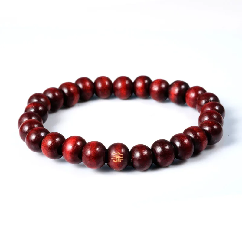 Wholesale 8mm Sandalwood Buddhist Buddha Meditation Prayer Handmade Beaded Women Men Bracelet Wooden Jewelry Yoga Bracelets