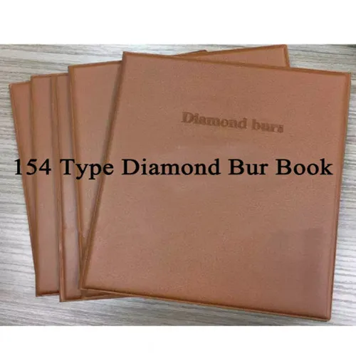 154pcs per catalog Dentist diamond bur book dental material dental lab equipment FG burs Brand New