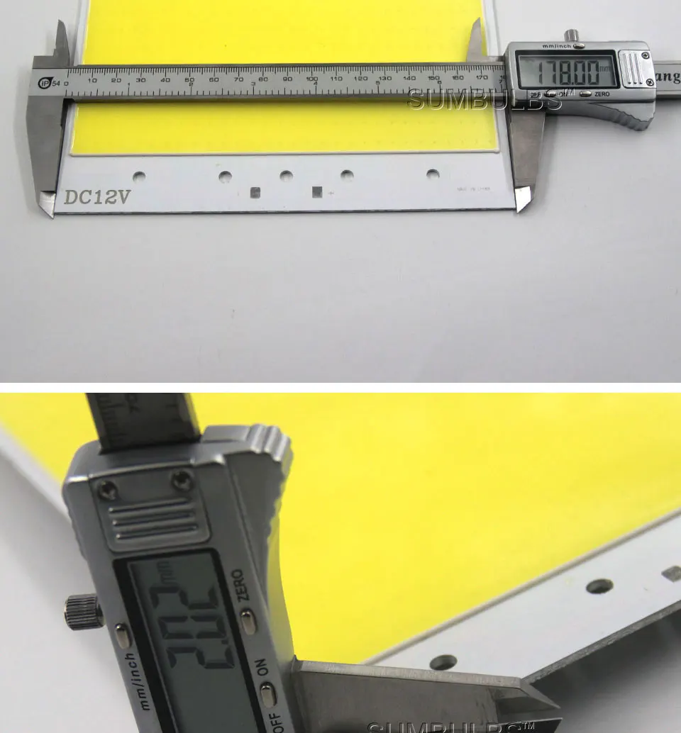 210*180mm DC 12V Rechteck Flip Chip COB LED Board Lichter 300W LED Lampe Birne Kühles Weiß 6500K Super Helle 12V Lichtquelle – Detail 6