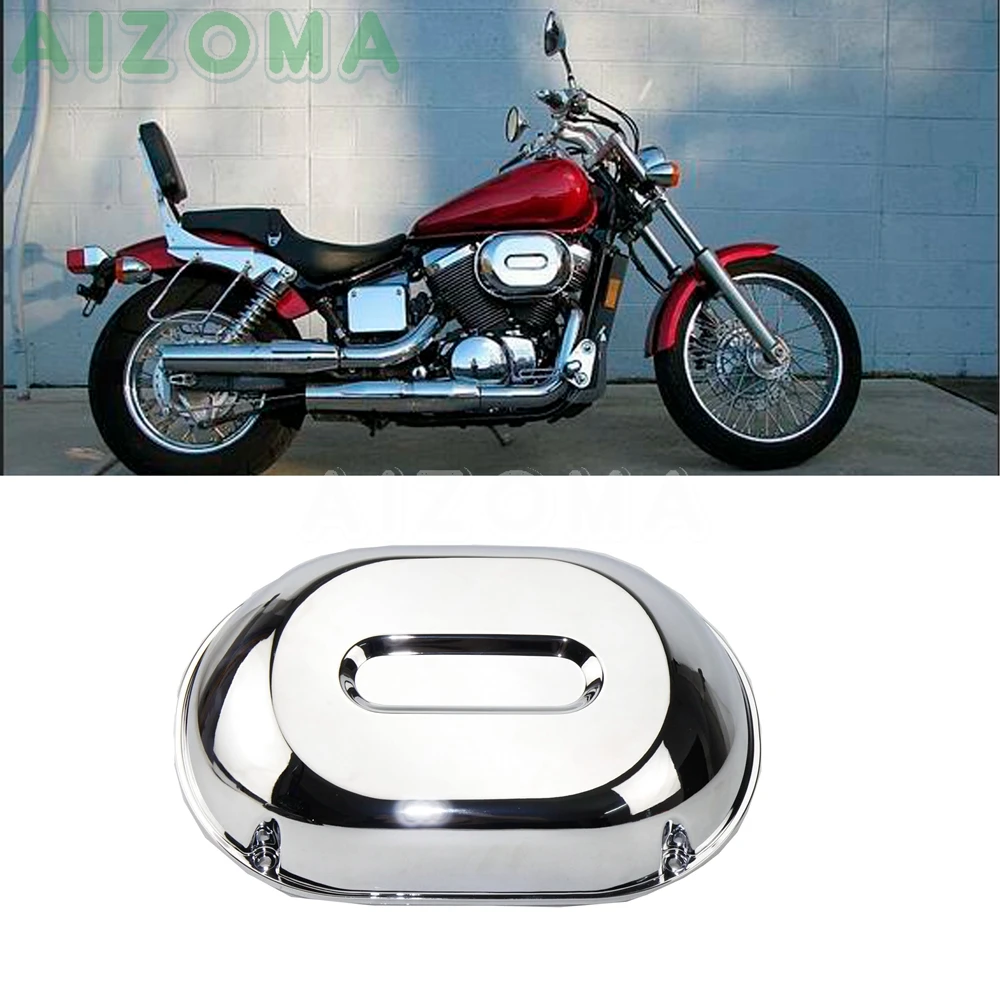 Chrome Air Cleaner Filter Cover Guard For Honda VT750 DC VT750DC VT750DCA VT750DCA Shadow Spirit 2001-2007 Air Intake Frame Case