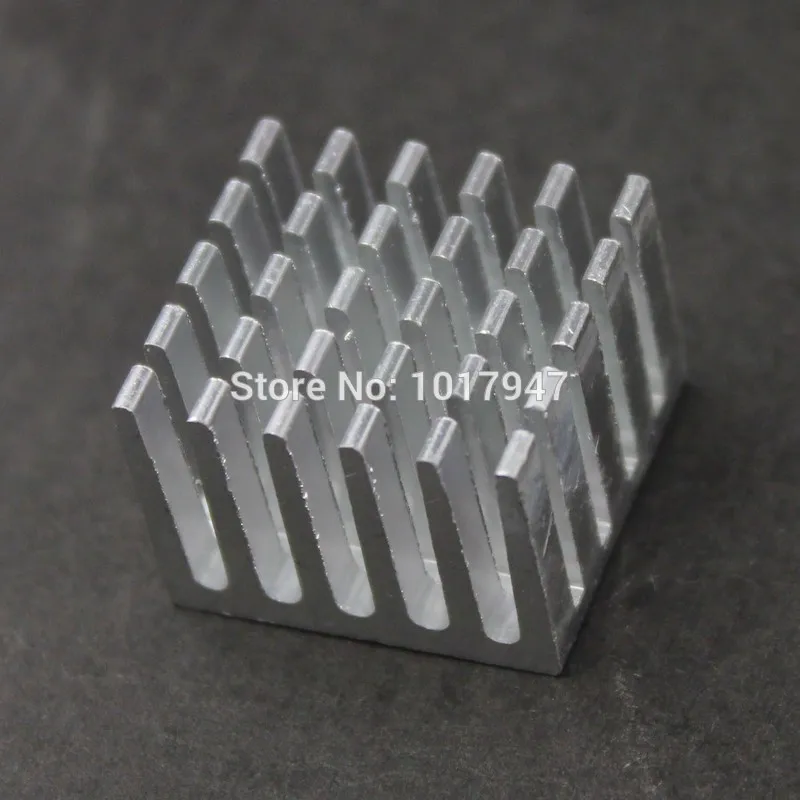 

200 Pieces lot Silvr Heat Sink 20x20x15mm Router IC Heat Sink Aluminum Cooling Fin 20*20*15