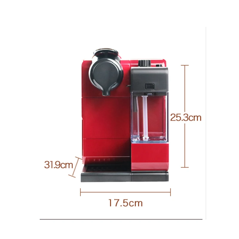 220V Automatic Capsule Coffee Machine 19bar Intelligent Touch Screen Control Capsule Coffee Machine